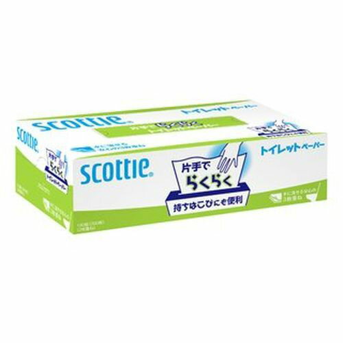 【20個まとめ買い】スコッティ 片手でらくらくトイレットペーパー ×20個