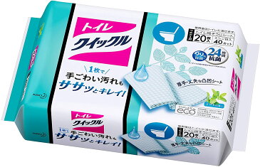 【12個まとめ買い】トイレクイックル　詰め替え用ジャンボパック　20枚入　×12個入り　ケース販売