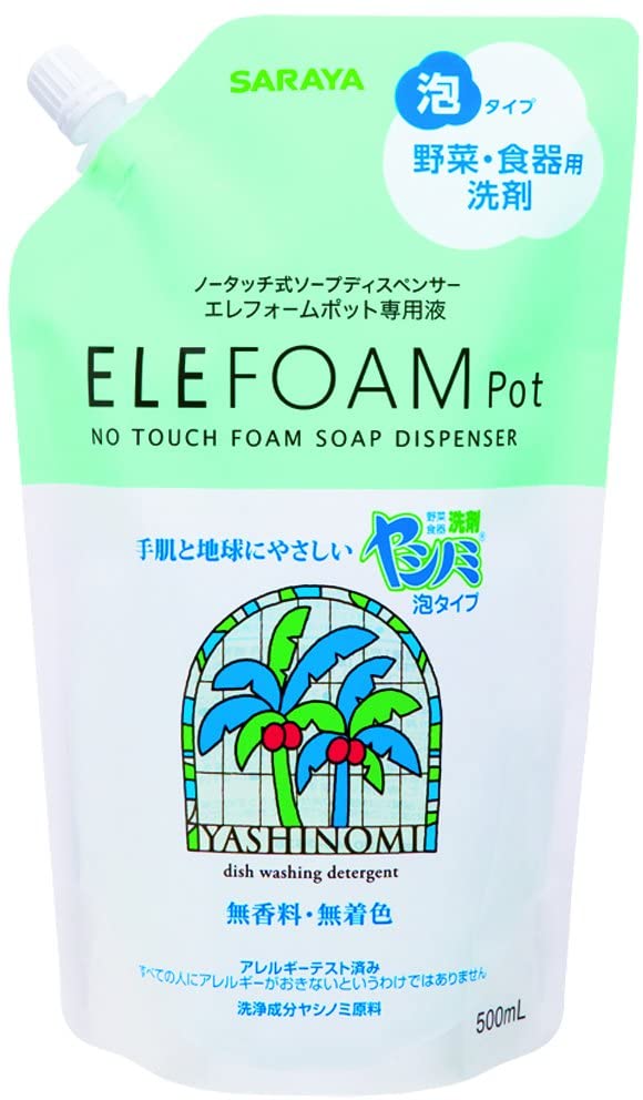 ヤシノミ洗剤　泡タイプ　詰替用　500ml
