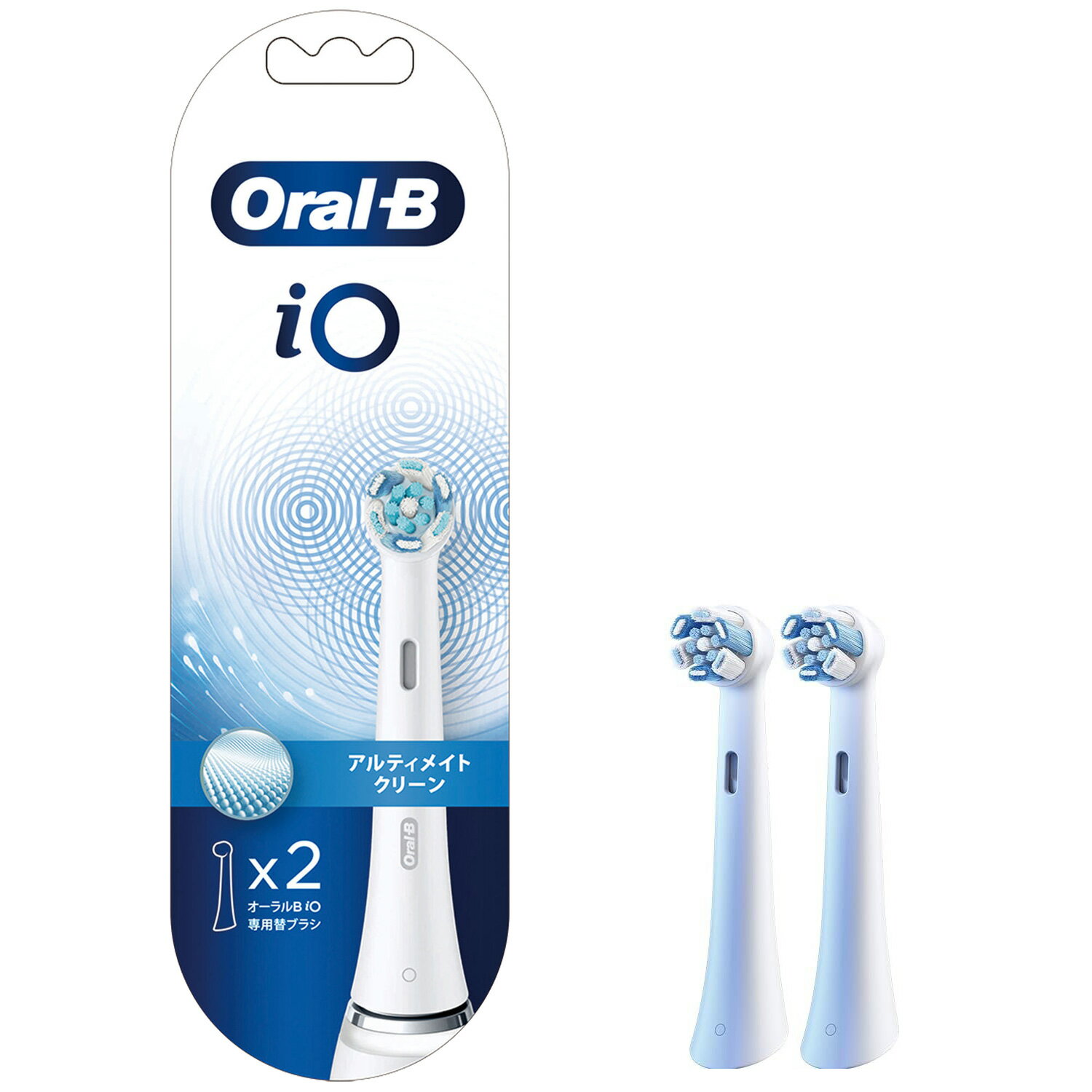 【正規品】ブラウン Oral-B（オーラルB）電動歯ブラシ（替えブラシ）iO アルティメイトクリーン 2本 ホ..