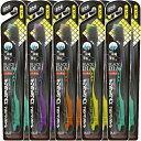 【10個まとめ買い】DENTALPRO(デンタルプロ)ブラックダイヤ 超極細毛ロング ハブラシ かため ×10個(アソートカラー)(4)