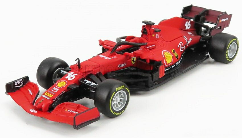 フェラーリ F1 SF21 #16 2021 1/43 Bburago/ブラーゴ シャルル・ルクレール F1 Ferrari ミニカー 完成品