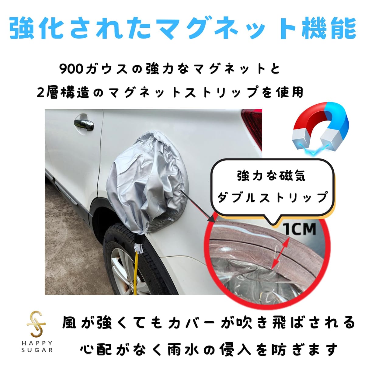 HAPPY SUGAR ev 充電 雨よけ 電気自動車充電防水カバー EV充電器ポートカバー evケーブルホルダー バッテリー 防災 防水 雨 雪 toy-god-10029030 おもちゃの神様 サンプル画像3