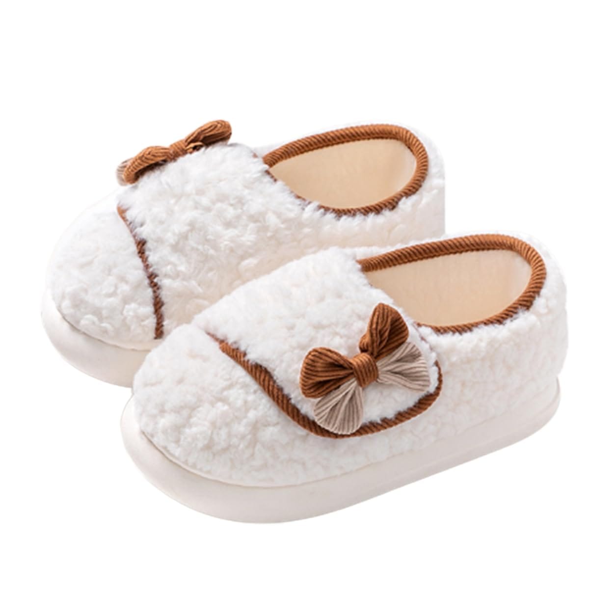 [Thujopsis] 介護シューズ レディース 冬用 あったか 室内履き リハビリシューズ ふわふわもこもこ 高..