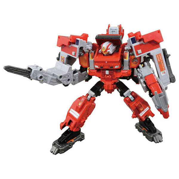 トミカ ジョブレイバー ギガントファイヤブレイバー 消防署アーマーDXセット / ジョブレイバー 消防署アーマー 消防龍クロスニクス