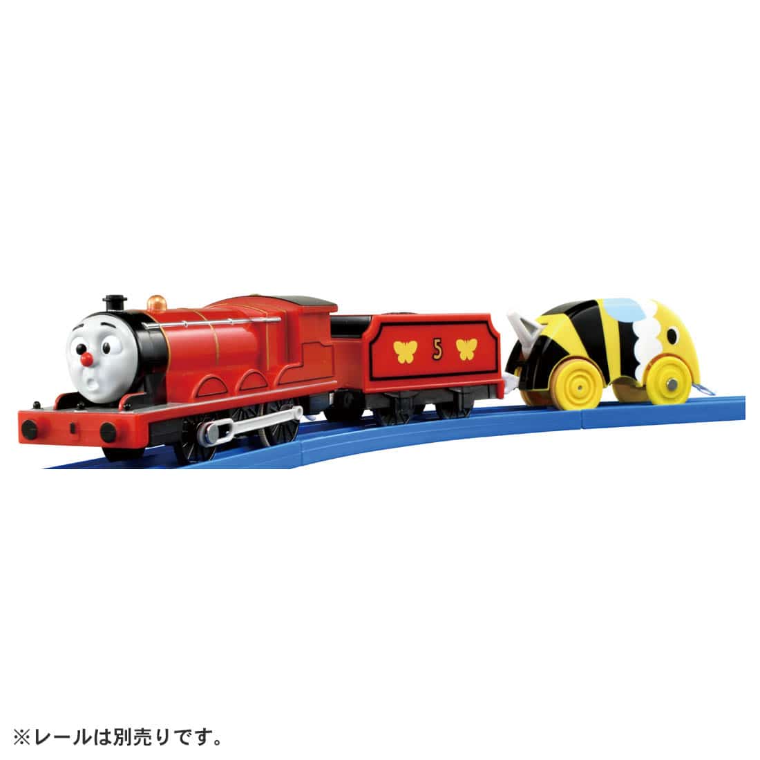 プラレール きかんしゃトーマス TS-14 プラレールジェームスとみつばちおいかけっこ