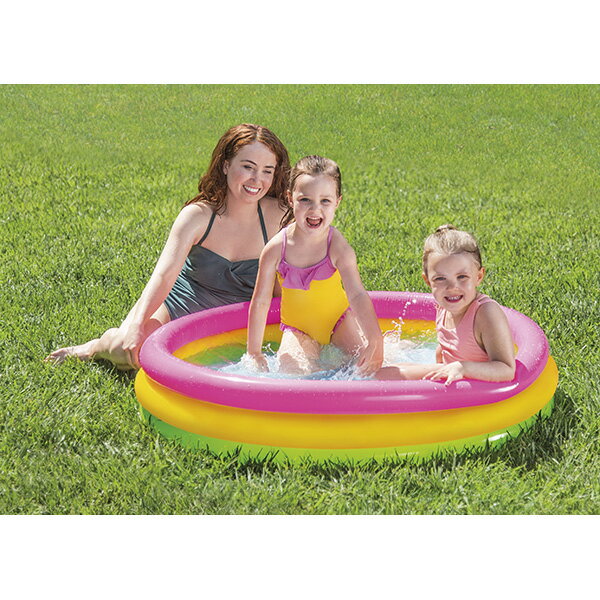INTEX(インテックス) サンセットグロープール 114×25cm 57412 [日本正規品] |ビニールプール 子供用 家庭用プール 小さい