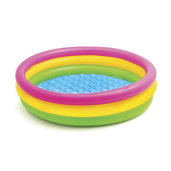 INTEX(インテックス) サンセットグロープール 114×25cm 57412 [日本正規品] |ビニールプール 子供用 家庭用プール 小さい