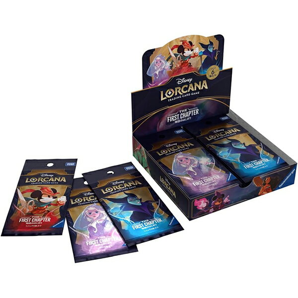 [BOX販売] ディズニー・ロルカナ・TCG 日本語版 ブースターパック THE FIRST CHAPTER 物語のはじまり