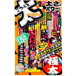 手持ち花火セット ごつ太 | 花火セット HANABI 花火 極太 てもち花火 はなび 燃焼時間たっぷり G-20 玩具 おすすめ