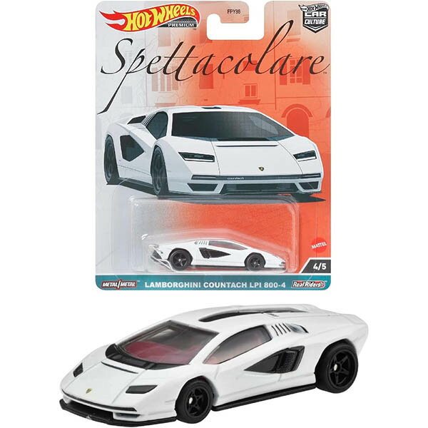 ホットウィール(Hot Wheels) カーカルチャー スペッタコラーレ - ランボルギーニ カウンタック LPI 800-4 おもちゃ 男の子 ミニカー 3歳 玩具 おすすめ