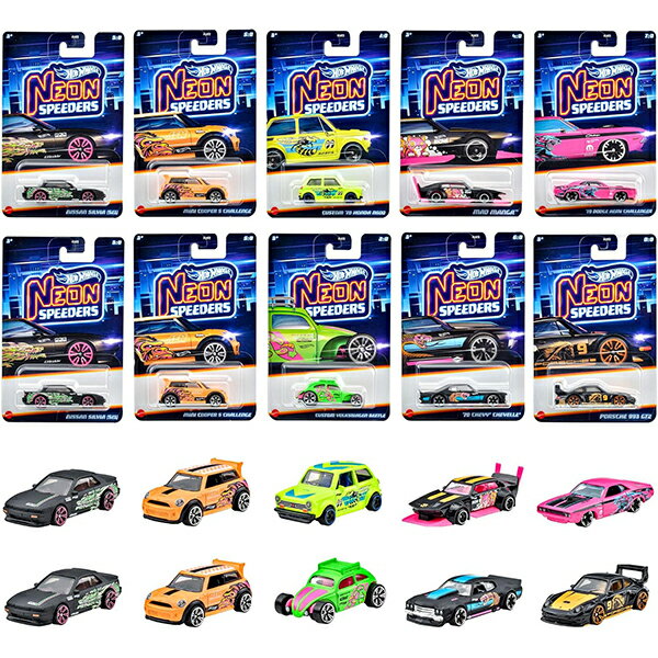 [BOX販売] ホットウィール(Hot Wheels) ネオン・スピーダーズ アソート
