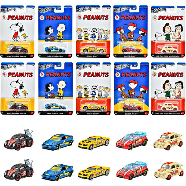 [BOX販売] ホットウィール(Hot Wheels) エンターテイメントテーマ アソート Peanuts