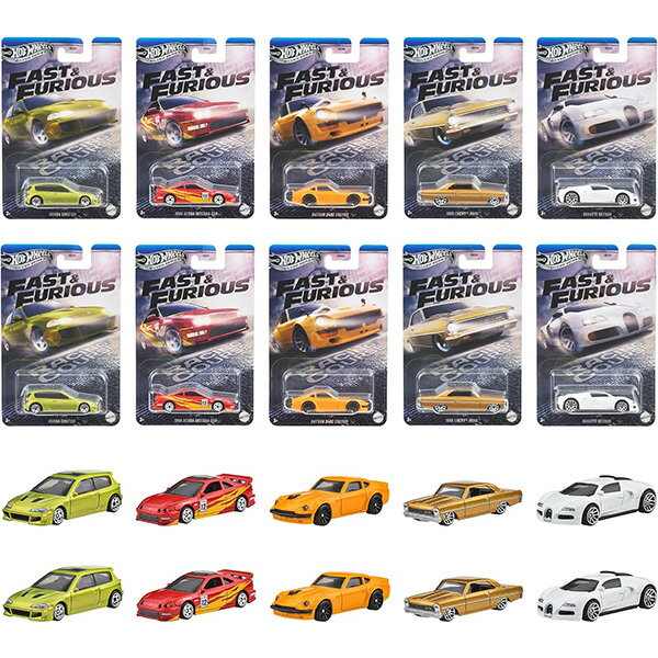 [BOX販売] ホットウィール(Hot Wheels) ワイルド・スピード テーマ アソート - レーシングコース