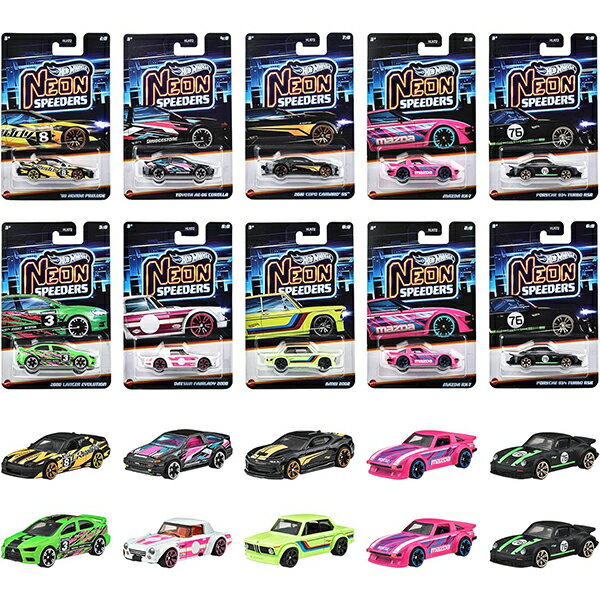 [BOX販売] ホットウィール(Hot Wheels) ネオン・スピーダーズ アソート HLH72-986E
