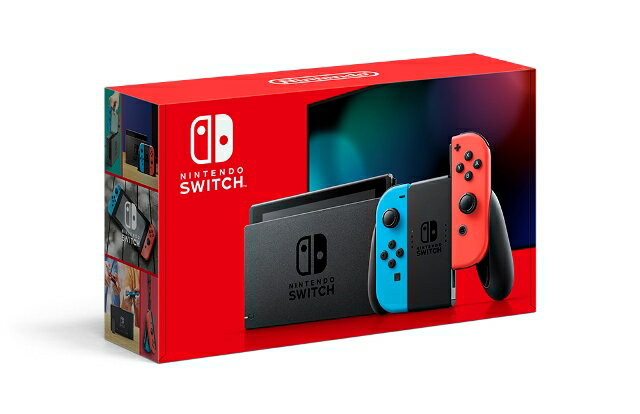 新モデル Nintendo Switch本体 Joy-Con(L)ネオンブルー/(R)ネオンレッド　あす楽対応