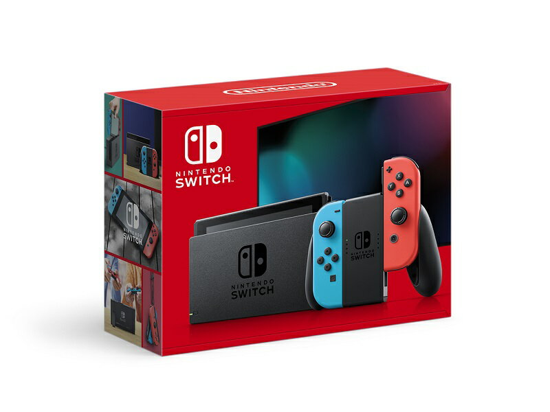 【送料込】Nintendo Switch本体 Joy-Con(L)ネオンブルー/(R)ネオンレッド　あす楽対応(沖縄県へのお届けは別途送料1100円いただきます。)