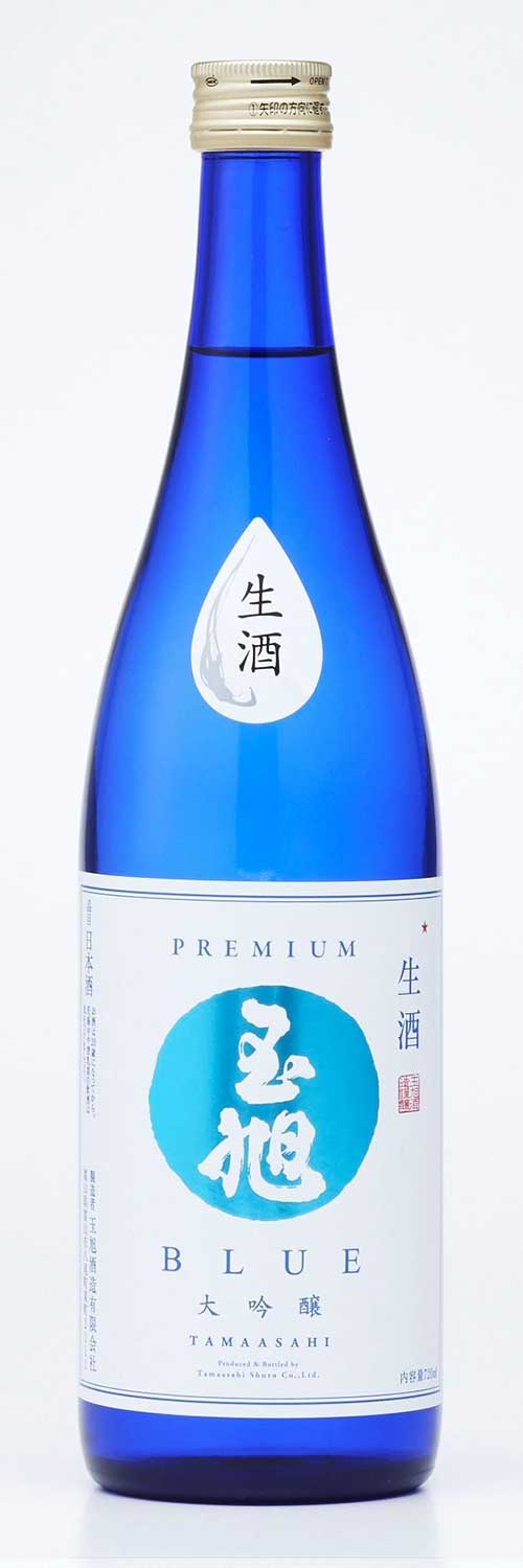 玉旭 BLUE 大吟醸 生酒 720ml【日本酒 富山 地酒 大吟醸 生酒 八尾 玉旭酒造】