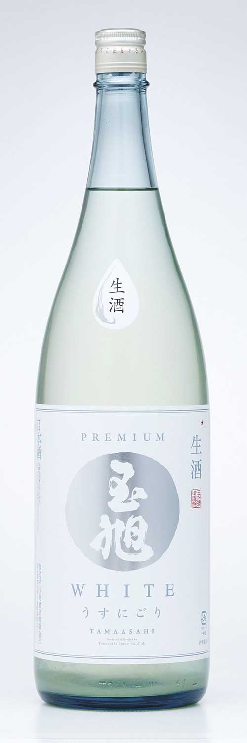 玉旭 WHITE 純米 うすにごり 生酒 1800ml【日本酒 富山 地酒 純米酒 生酒 八尾 玉旭酒造】