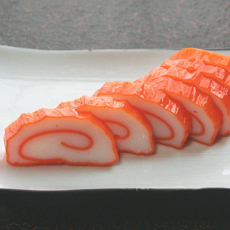 【生地かまぼこ】赤巻かまぼこ135g