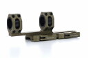 American Defenseタイプ 25mm/30mm径 QDワンピース スコープマウント ロング DE