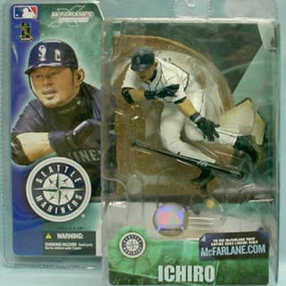 マクファーレントイズ MLB フィギュアシリーズ4/イチロー variant白/シアトル・マリナーズ ICHIRO