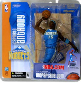 【まもなく入荷 1504】マクファーレントイズ NBAフィギュア シリーズ6/カーメロ・アンソ...