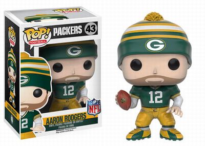 【まもなく再入荷 1703】NFL FUNKO POP シリーズ3 アーロン・ロジャース（グリーンベイ・パッカーズ）のサムネイル