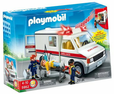 【送料無料】Playmobil AMBULANCE プレイモービル 救急車【5681】