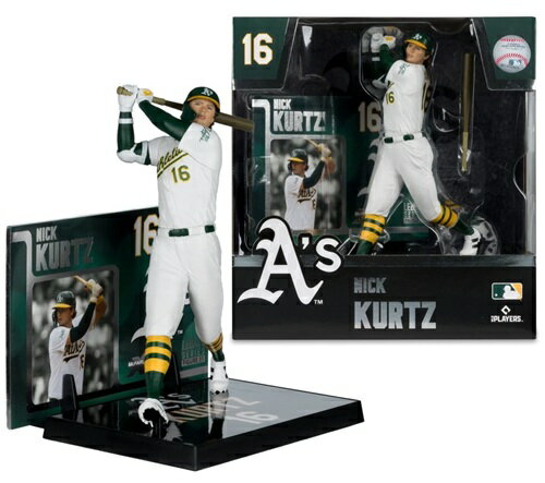 乐天商城 - 【新商品！！】【送料無料】マクファーレントイズ 2026年 ニック・カーツ MLB 7インチ フィギュア/オークランド・アスレチックス