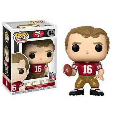 【まもなく再入荷 2404】【送料無料】FUNKO POP NFL レジェンド ジョー・モンタナ 赤/サンフランシスコ・49ers ファンコポップ