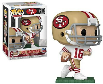 【送料無料】FUNKO POP NFL レジェンド ジョー・モンタナ 白/サンフランシスコ・49ers　ファンコポップ