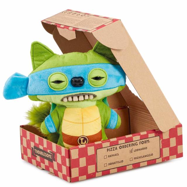 ティーンエイジ・ミュータント・ニンジャ・タートルズ x ファグラー・モンスター 9インチ プラッシュ ぬいぐるみ レオナルド TMNT FUGGLER MONSTER PLUSH LEONARDO