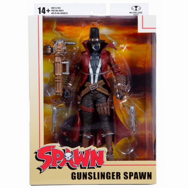 マクファーレントイズ スポーン ユニバース 7インチ アクションフィギュア ガンスリンガー・スポーン with ガトリングガン McFARLANE TOYS SPAWN UNIVERSE GUNSLINGER SPAWN WITH GATLING GUN 