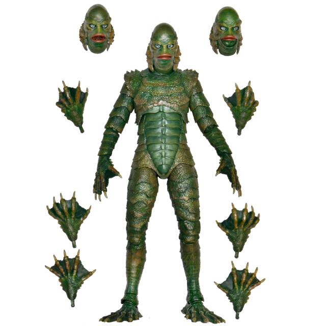 ユニバーサル・モンスターズ ネカ 7インチ アルティメット アクションフィギュア 『大アマゾンの半魚人』 ギルマン (カラー バージョン) NECA UNIVERSAL MONSTERS CREATURE FROM BLACK LAGOON NECA ULTIMATE GILLMAN