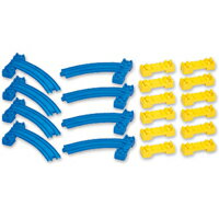 【ポイント15倍:ブラックフライデー限定】 プラレールR-18坂曲線レール(A・B各4本入ミニ橋脚12個付)タカラトミー | タカラトミー プラレール 電車 新...