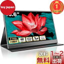【楽天ランキング1位獲得】モバイルモニター 15.6インチ モバイルディスプレイ ポータブルモニター 1920x1080FHD ゲーミングモニター 高輝度400nits 非光沢IPSパネル VESA対応 60Hz 軽量 Tpye-C/mini