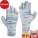 Bassdash(バスダッシュ) 釣り グローブ レディース UPF 50+ UVカット 釣り手袋 日焼け防止 速乾 3/4フィンガー フィッシンググローブ (グレーウォーターカモ, M)(2)