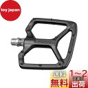 Funn パイソン (Python) フラットマウンテンバイク用ペダル - 広いプラットフォームのBMX/MTBマウンテンバイク用自転車ペダル、9/16インチのCrMoアクセル付き(ブラック)