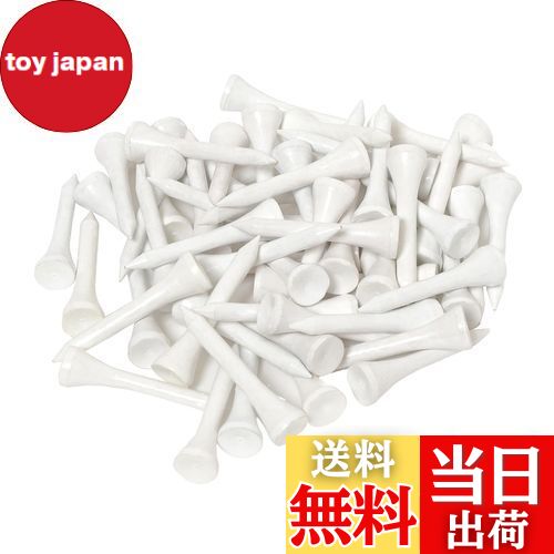 【送料無料】Tabata(タバタ) ゴルフ ティー ウッドティー 白 60本入り 木製 大容量 木製 ゴルフティー ショート ショートティー 40mm GV80...