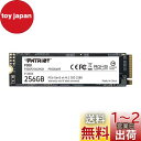 Patriot Memory P300 256GB M.2 SSD 2280 NVMe PCIe Gen 3x4 内蔵型SSD P300P256GM28