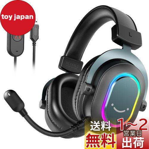 FIFINE ߥ󥰥إåɥå 7.1ch饦ɥбߥ󥰥إåɥե RGBդ ǥȥǽ PC/...