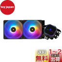 Thermalright Frozen Prism 240 Black ARGB AIO 水冷クーラー、液冷CPUクーラー、2×120mm PWMファン水冷システム、1850RPM高速、AMD/AM4/AM5 & Intel LGA115X/1200/2066/1700 に適合します。(2)