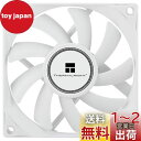 Thermalright tl-8015w cpuファンコンピュータケースファン静かな4ピンpwm pcファン、15mmスリムラインクーラーファン、2200 rpm速度、80mm cpu冷却ファン(白)(2)