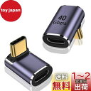LIANHATA USB4.0 Type C 変換 アダプター 2個セット サイドベント 40Gbps高速データ転送&PD 100W/5A急速充電& 8K@60...