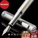 Scriveinerステンレス万年筆-スチール仕上げ、シュミット鋼のペン先(細)と見事な高級ペン、男性そして女性への最高のペンギフトセット、プロ、エグゼクティブ...