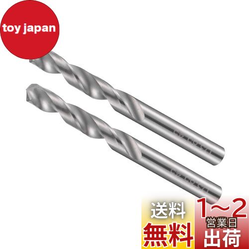 CoCud 超硬ソリッドドリルビット 3.85 mm直径 K35炭化タングステン 精密なショートレングス ツイ ストドリルビット アプリケーション ステンレス合金金属用 2個入り