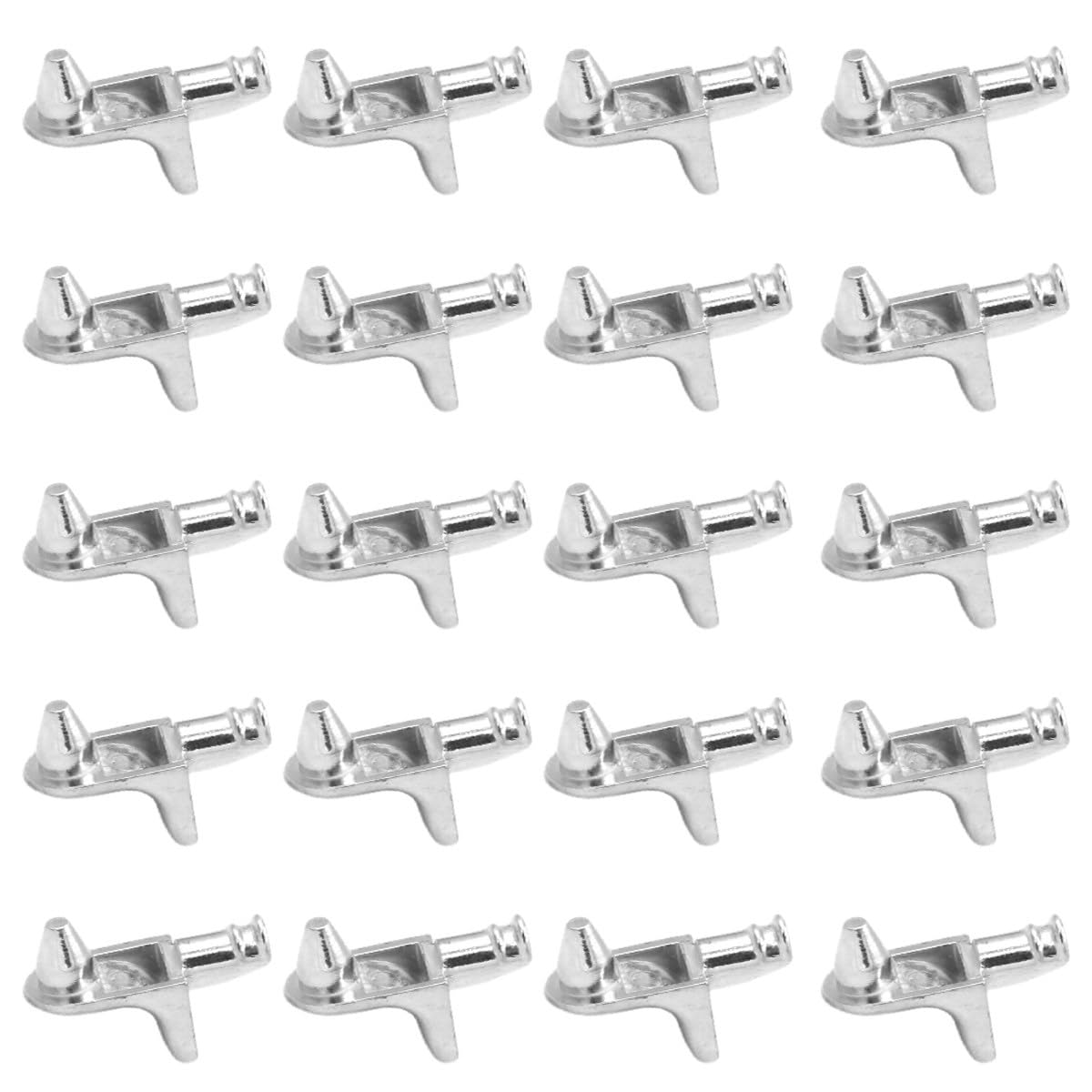 【送料無料】winova 20個入り 棚ダボ 差し込みタイプ 棚受け - 便利で堅牢なシェルフサポートピン 両軸..