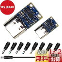DAOKAI 2個 20V 15V 12V 9V 5A PD2.0 PD3.0 USB Type-C to DC 電源トリガーモジュール パワーコンバーター パワーデコイモジュール メスソケット 8個のDCプラグ、DC電源ケーブル付き(2)
