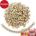 SUPERFINDINGS ゴールド 約300個 16x23mm 持ち手パーツ CCBプラスチック リング チェンリング 不透明なスプレー塗装アクリルリンクリン...